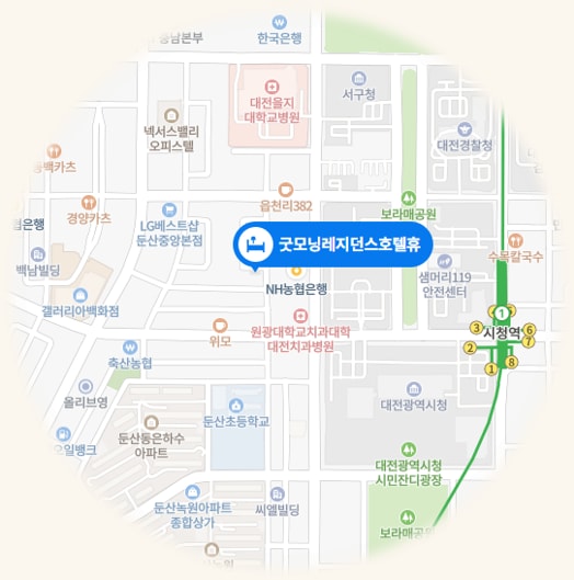 둔산 중심